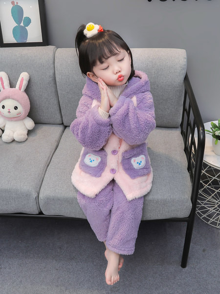 Teplé dvojdielne zimné pyžamo