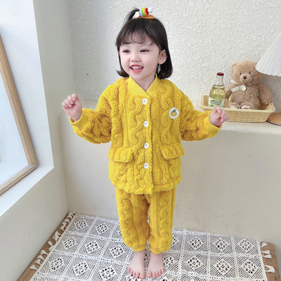 Dvojdielne zimné detské pyžamo pre dievčatá