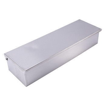Кутия за подправки от неръждаема стомана Кутия за подправки за ресторантски готвач с капак Кутия за съхранение Домакински резервоар за подправки