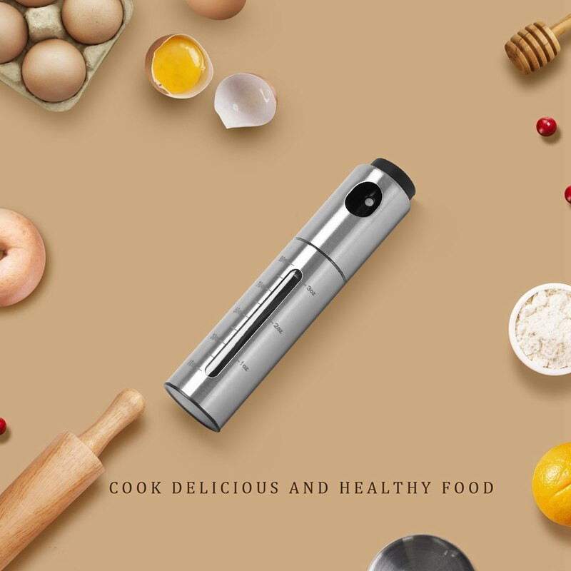 Rozprašovač oleja na varenie, dávkovač oleja z nehrdzavejúcej ocele do fritézy, kuchynské náčinie, fľaša s olejom na šalát, grilovanie, pečenie atď.