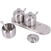 Kuchynské nádoby na korenie z nehrdzavejúcej ocele 18/8, sada na korenie, korenie, stojan na korenie, fľaša na korenie, soľ, korenie, cukor, úložný priestor