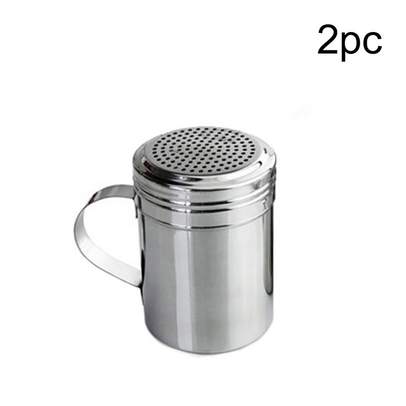 Fľaše na korenie z nehrdzavejúcej ocele, grilovací prášok, soľ, kuchynský nástroj s rukoväťou, dávkovač cukru, všestranný bagr