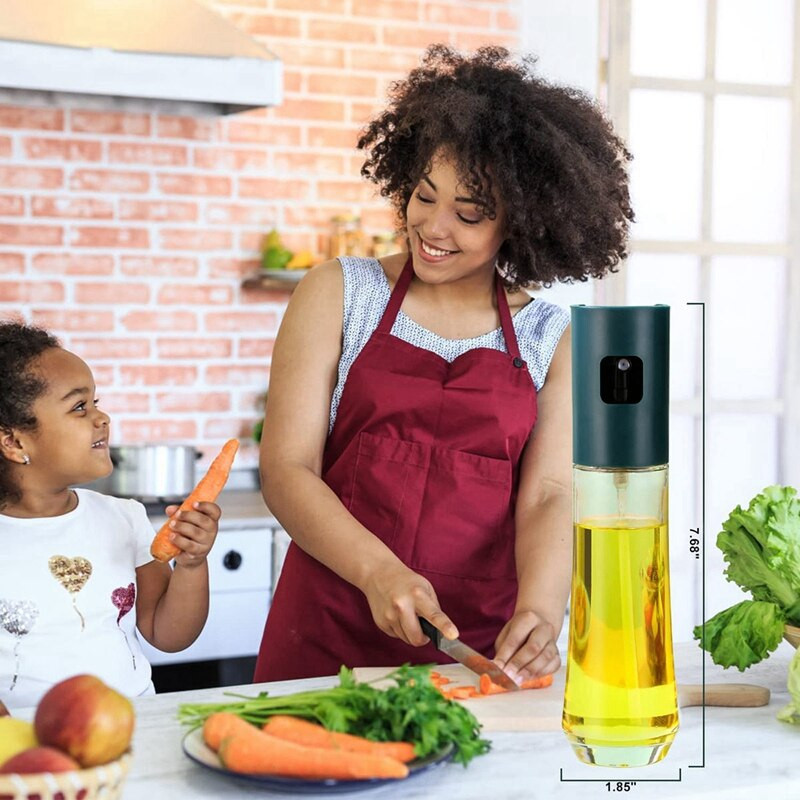 Ψεκαστήρας λαδιού για μαγείρεμα, ψεκαστήρας ελαιολάδου, Oil Mister, 120Ml/3,8Oz μπουκάλι ψεκαστήρα ελαιόλαδου, ευρέως χρησιμοποιούμενος για φριτέζα αέρα