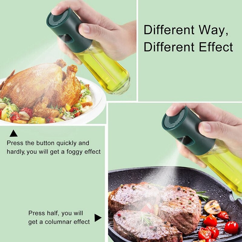 Ψεκαστήρας λαδιού για μαγείρεμα, ψεκαστήρας ελαιολάδου, Oil Mister, 120Ml/3,8Oz μπουκάλι ψεκαστήρα ελαιόλαδου, ευρέως χρησιμοποιούμενος για φριτέζα αέρα