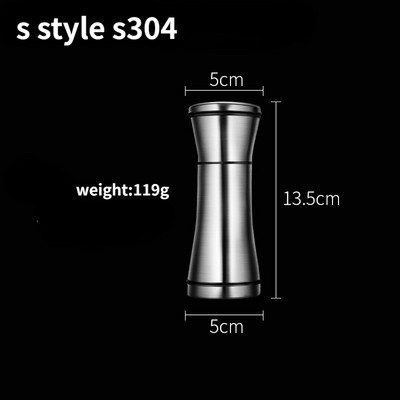 Keramický mlynček na korenie z nehrdzavejúcej ocele 304, ručný sklenený mlynček na čierne korenie, korenie, soľ, kávu, korenie, fľaša