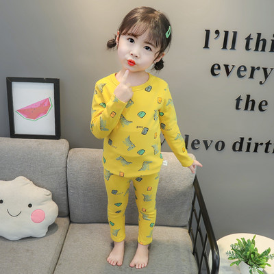 Detské pyžamo s kvetinovým vzorom pre dievčatá - dvojdielne