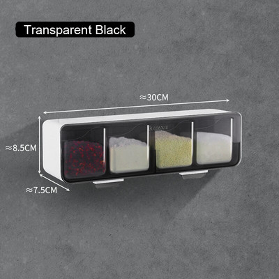 Dėžutės rinkinys Dubuo Sieninis prietaisas Dėžė Gadget Stiklainis Cukrus įrankiams Stalas Druska Prieskoniai Virtuvė Prieskoniai Virtuvės Organizatorius Pipirų prieskoniai