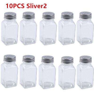 10 ks dóz na koreniny, soľničky a koreničky, korenie, organizér na korenie, plast, neobsahuje BPA, kuchynská cukornička