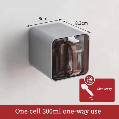 Prieskonių stiklainių rinkinys Virtuvės tvarkyklė ir laikymo konteinerio stovo priedai Druskos plaktuvo reikmenys Inovatyvus pagalbininkas