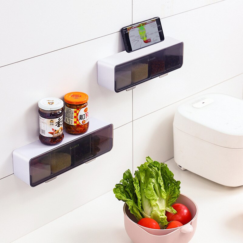 Virtuvinis Prieskonių dėžutės su prieskonių dėžute Druskos Pipirų Prieskonių Rack Stiklainio Cukraus Dubuo virtuvės Įtaisų Prietaisų Komplektai Prieskonių Dėžutės Organizatoriaus Įrankis