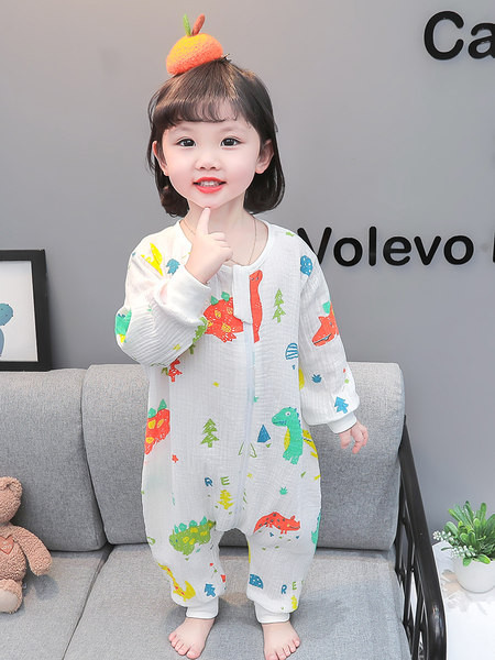 Bavlnené pyžamo s overalom pre dievčatá