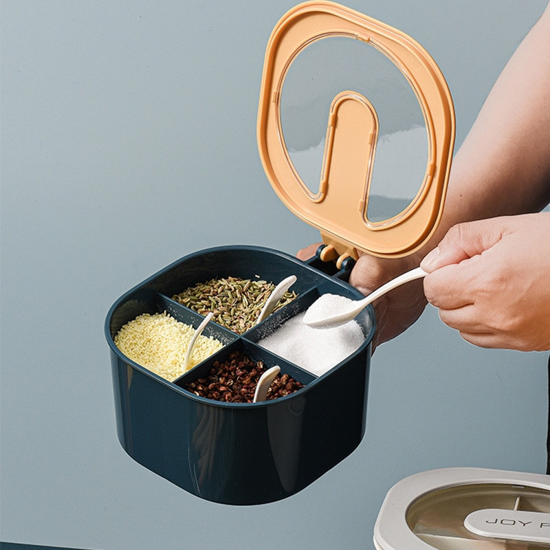 Virtuvės indelių rinkiniai Druskos ir pipirų prieskonių indelis su dangteliu Skaidrus prieskonių indelis Prieskonių laikymo dėžutė Moliūgų prieskonių dėžutės