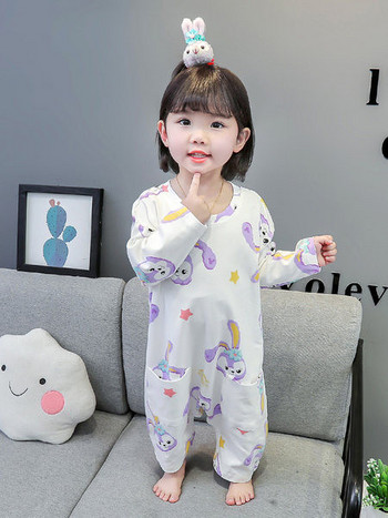 Детска пижама за момичета с джоб