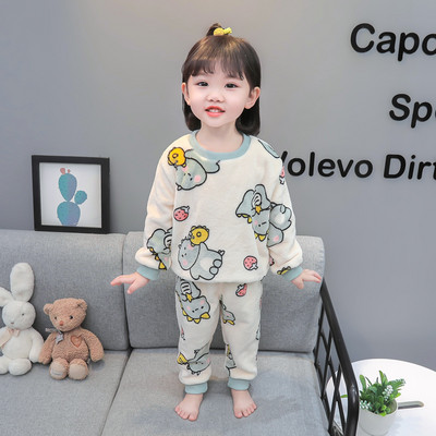 Dvojdielne pyžamo s výstelkou pre dievčatá