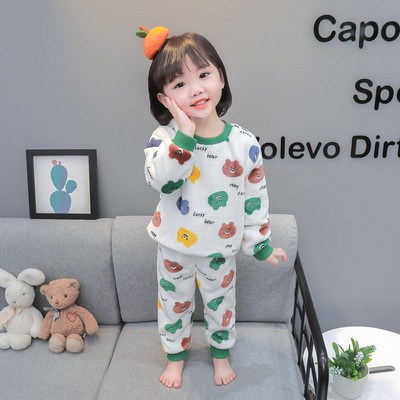 Dvojdielne pyžamo s výstelkou pre dievčatá