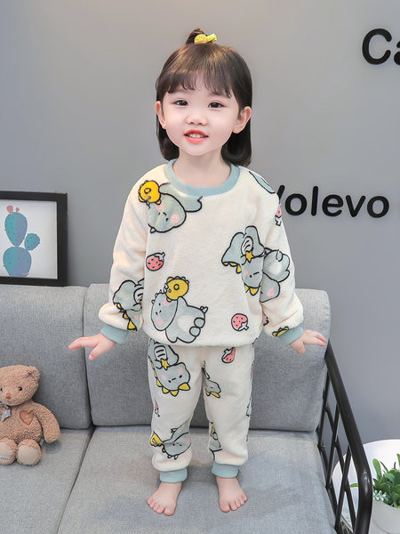 Dvojdielne pyžamo s výstelkou pre dievčatá