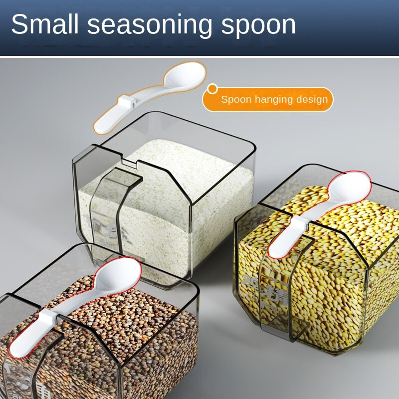 Kūrybinis prie sienos pakabinamas prieskonių indelis Virtuvės reikmenys Druskos dėžutė Maisto dėžutė Cukraus stiklainis laikymo talpa Prieskonių organizatorius Pagrindinis puslapis