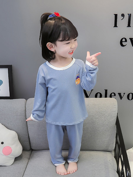 Detské jarno-jesenné dvojdielne pyžamo pre dievčatá