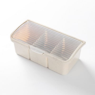 Stojan na korenie, lyžica, 4 kusy, korenie, poháre na korenie, nádoba na krabičku, úložné boxy, krabička, úložná nádoba na korenie