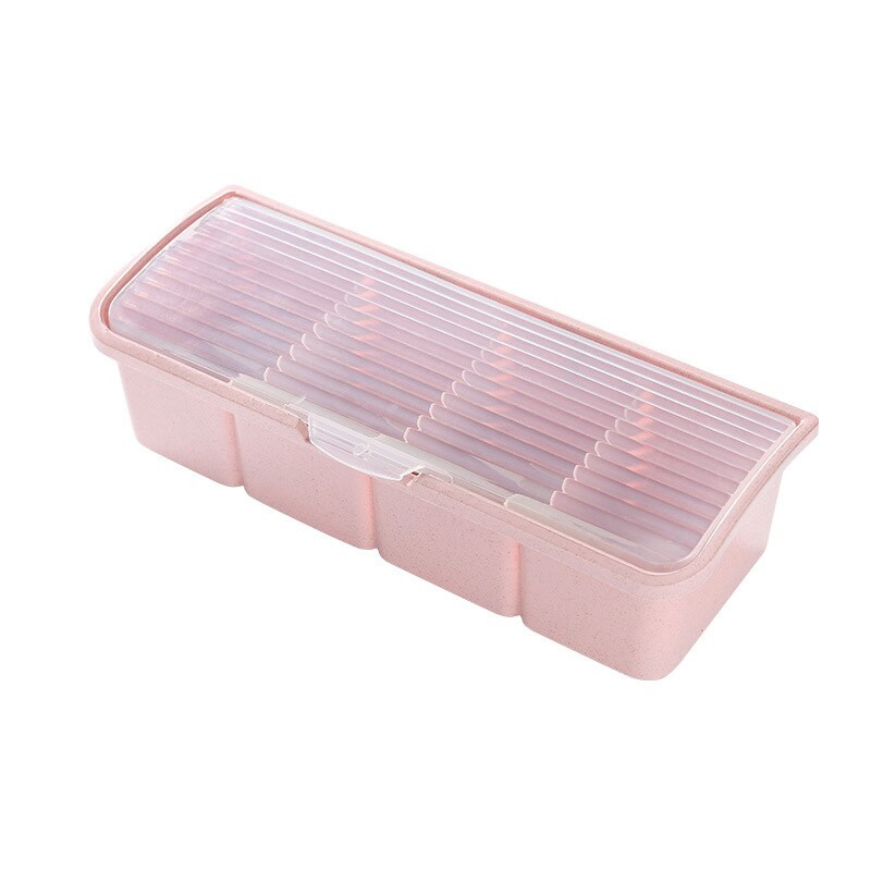 Stojan na korenie, lyžica, 4 kusy, korenie, poháre na korenie, nádoba na krabičku, úložné boxy, krabička, úložná nádoba na korenie