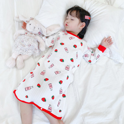 Detské pyžamo pre dievčatá - s oválnym výstrihom