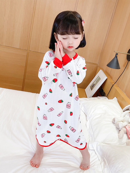 Detské pyžamo pre dievčatá - s oválnym výstrihom