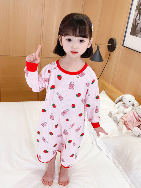 Detské pyžamo pre dievčatá - s oválnym výstrihom