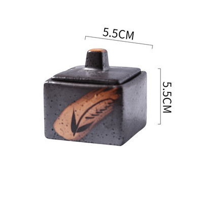 Creative Keraminiai aliejaus buteliai Prieskonių indelis Druskos ir pipirų plaktuvai Namų virtuvė Prieskonių įrankiai Prieskonių stiklainiai Dėžė Virtuvės priedai