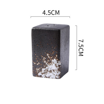 Creative Keraminiai aliejaus buteliai Prieskonių indelis Druskos ir pipirų plaktuvai Namų virtuvė Prieskonių įrankiai Prieskonių stiklainiai Dėžė Virtuvės priedai