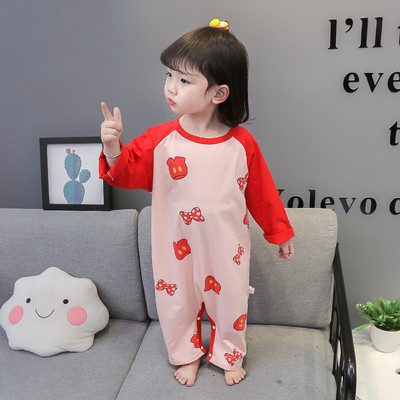 Detské pyžamo pre dievčatá - s oválnym výstrihom