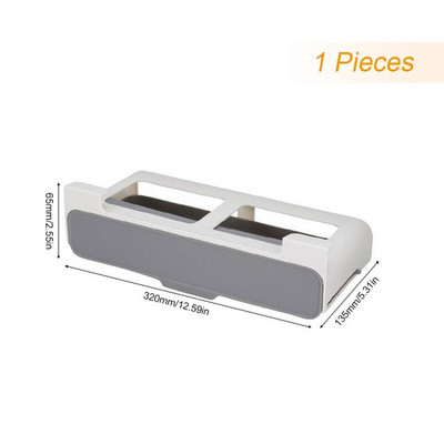 Кухненска поставка за подправки Самозалепваща се стена, монтирана под рафт Поставка за съхранение на бутилка за подправки Органайзер за подправки Кухненска поставка за съхранение