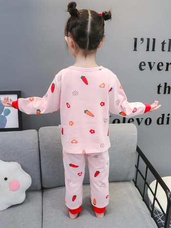 Детска пижама за момичета от две части
