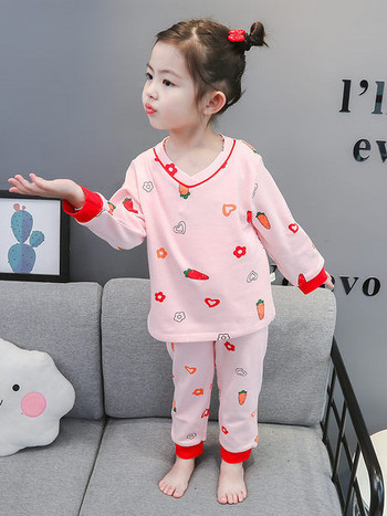 Детска пижама за момичета от две части