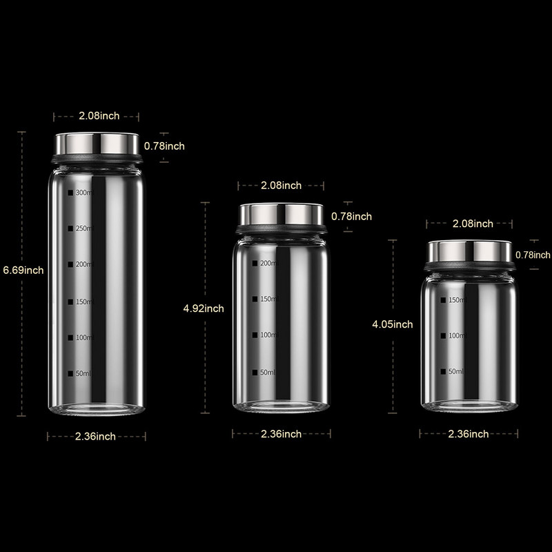 200 ml stiklinis prieskonių indelis su skale 4 išleidimo angos Prieskonių indeliai Virtuvė čili pipirų miltelių purškimo indelis kepsninė Druskos plaktuvas