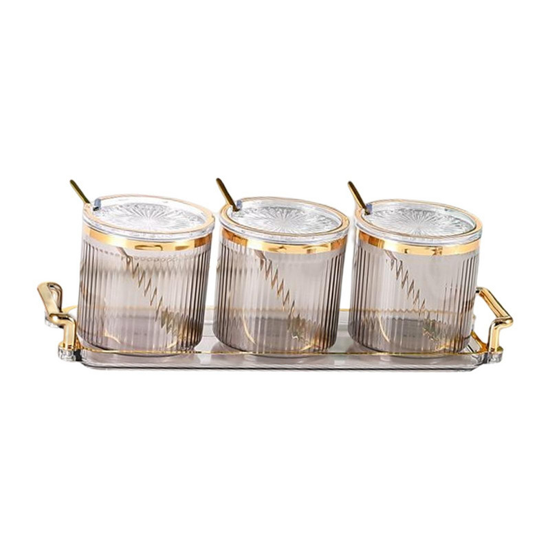 Poháre na korenie Sada pohárov na korenie Nádoba na korenie Trepačka na korenie Kuchynské potreby s podnosom