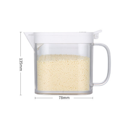 Automaticky vyklápacia korenie, nástenná plastová nádoba na korenie s lyžičkou, soľou a korením do kuchyne, stojan na korenie