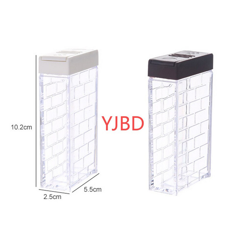 YJBD Akrylové priehľadné korenie Jar Veko Korenie Box 6ks/Sada Kuchynské náradie Soľ Korenie Krabička na úschovu kontajnerov