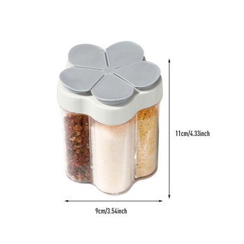 Βάζο καρυκευμάτων Πλαστικό δοχείο Μπουκάλι καρυκευμάτων Διοργανωτής μπαχαρικών για υπαίθριο κάμπινγκ Δοχείο καρυκευμάτων Σετ gadget κουζίνας