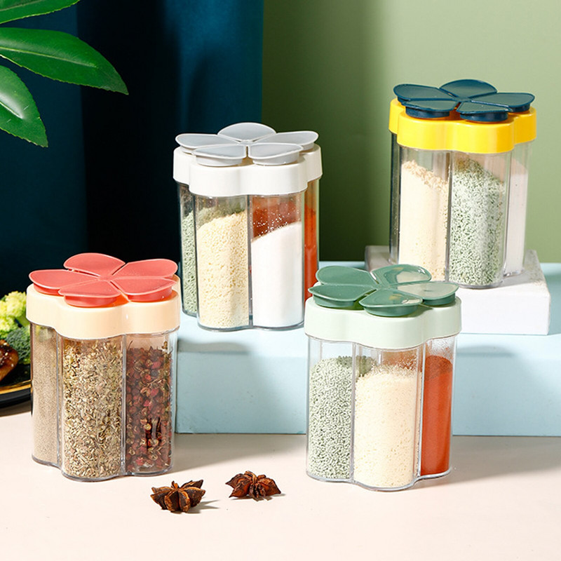 Maitseainepurk plastkonteiner Maitseainepudel Vürtside organiseerija Õueskämping maitseainekonteiner Köögi vidinakomplektid