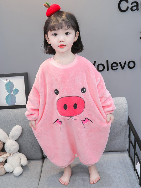 Vaikiškos pliušinės pižamos - platus modelis