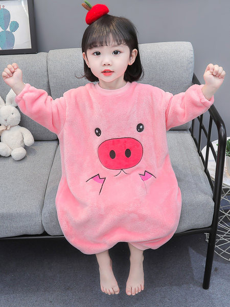 Vaikiškos pliušinės pižamos - platus modelis