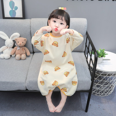 Detský pyžamový overal s farebnou potlačou pre dievčatá