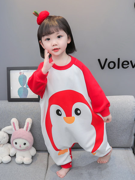 Bērnu pidžama meitenēm ar pingvīnu