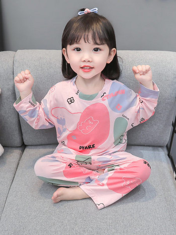 Детска пижама за момичета с надпис