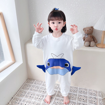 Detské pyžamo s 3D prvkom pre dievčatá - biela a ružová farba