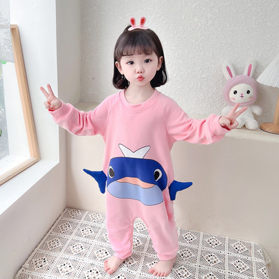 Detské pyžamo s 3D prvkom pre dievčatá - biela a ružová farba