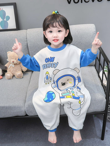 Детска пижама за момичета -с апликация и надпис