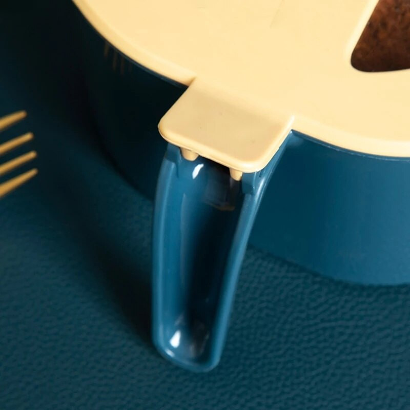 4 viename prieskonių dėžutės prieskonių indelis čili miltelinio cukraus dubenėlis pagardų indelis keturių skyrių druskos ir pipirų laikymo virtuvės prietaisai