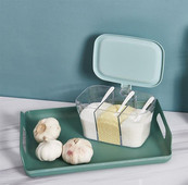 Prieskonių laikymo butelių stiklainiai laikymo talpa pipirai kmynai druska cukraus milteliai laikymo dėžutė virtuvės prieskonių stiklainiui prieskonių laikymo dėžutė