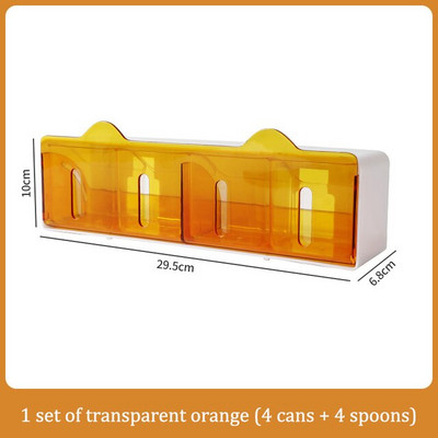 Kuchynský stojan na koreniny, korenie a soľ, sada dóz s korením a organizér na korenie s lyžičkami.